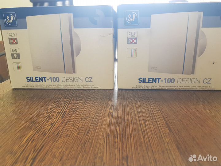 Вытяжной вентилятор silent-100 CZ ivory