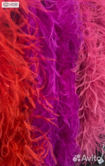 Боа из перьев страуса