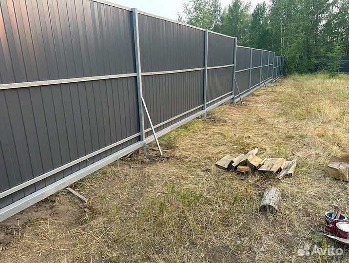 Откатные ворота под ключ