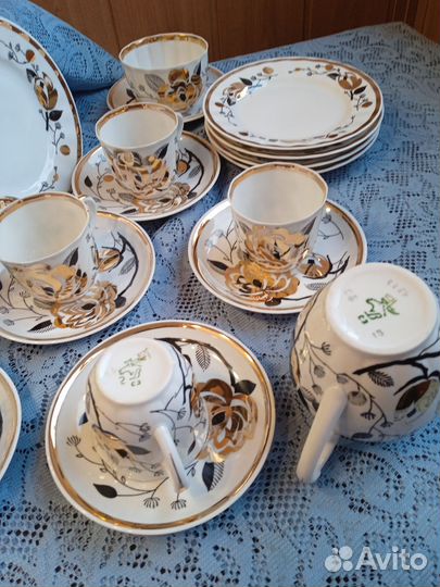 Чайно- кофейный сервиз 