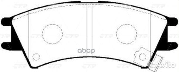 Ckkh-1 Колодки тормозные дисковые перед G