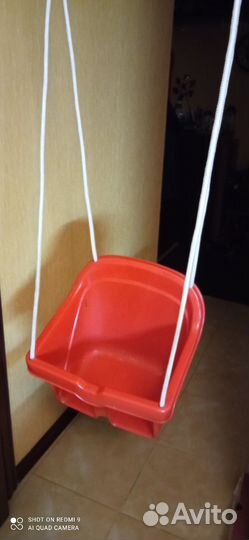 Качели детские подвесные пластиковые