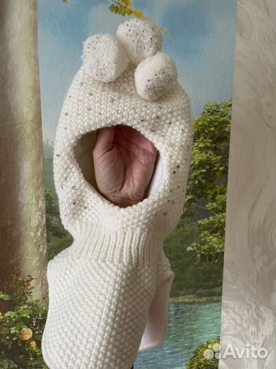 Шапка шлем осень весна