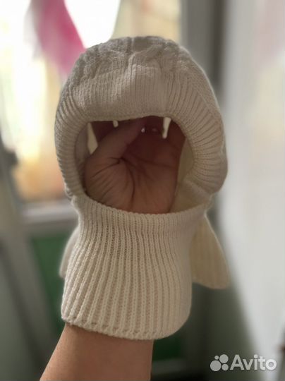 Шапка шлем зимняя