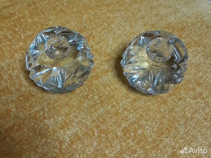Хрустальные подсвечники