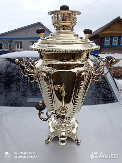 Старые тульские самовары, после реставрации