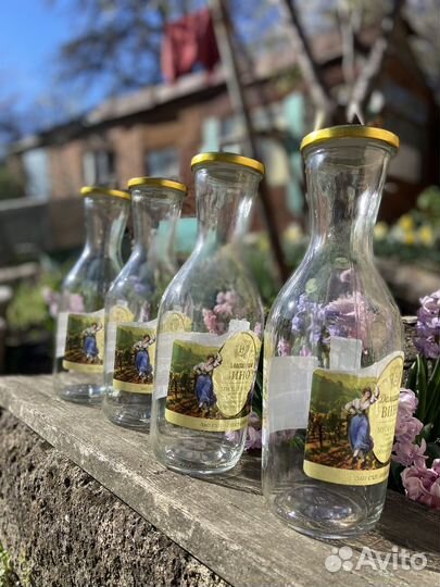 Бутылка Банка с крышкой 1 литр