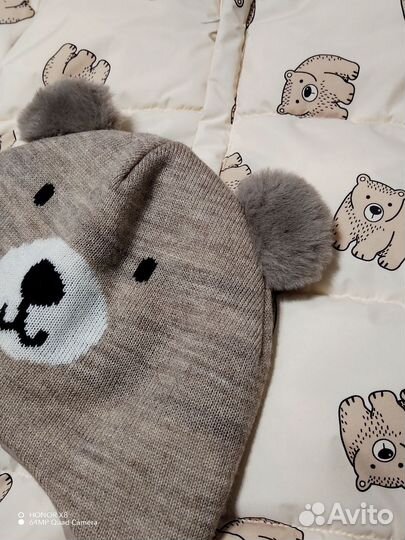 Комбинезон и шапочка Baby go 80 р-р в идеале