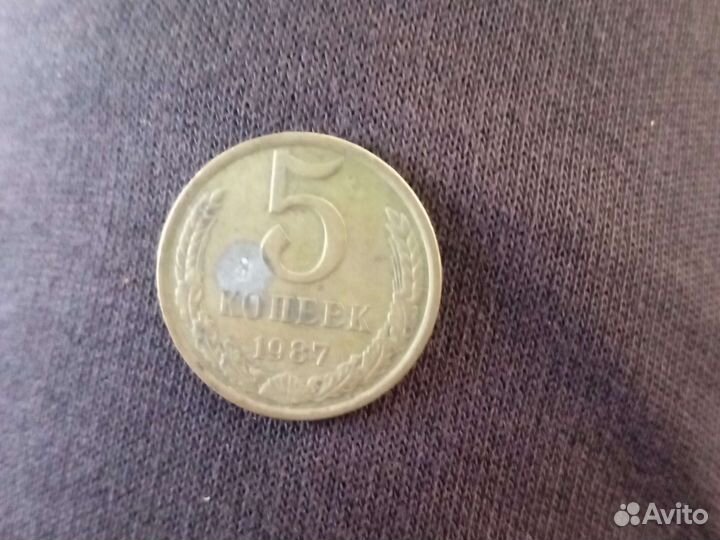 Монета СССР 5 копеек