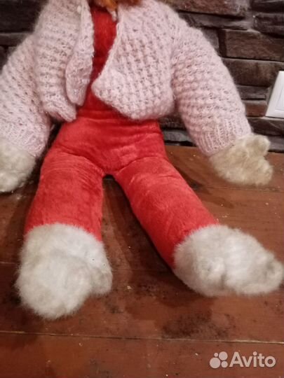 Старинная обезьяна, старинная мягкая игрушка