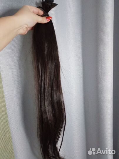 Волосы для наращивания, натуральные 75 см