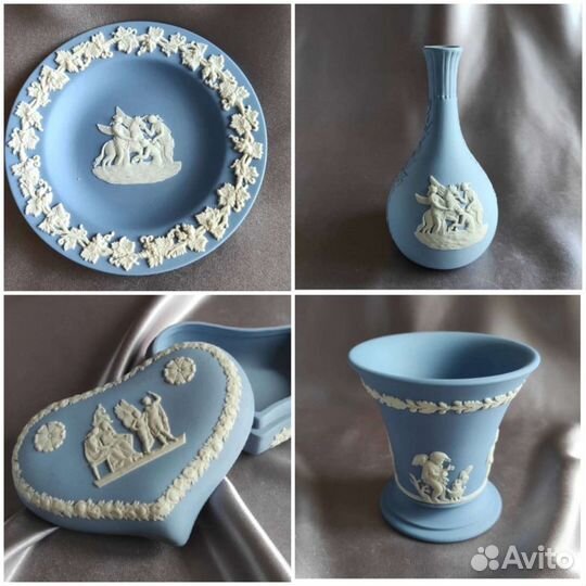 Фарфор wedgwood blue sage Jasper