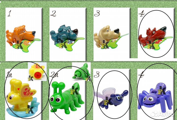 Игрушки киндер - сюрприз серии 2015 - 2016 годов