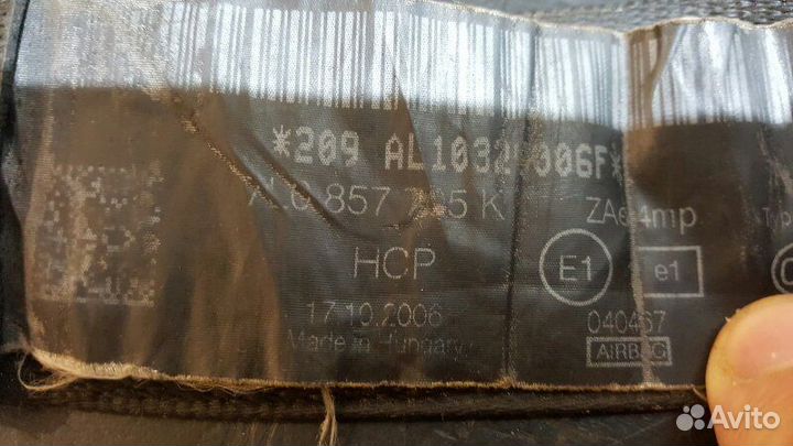 Ремень безопасности Porsche Cayenne 957 M48.51 08