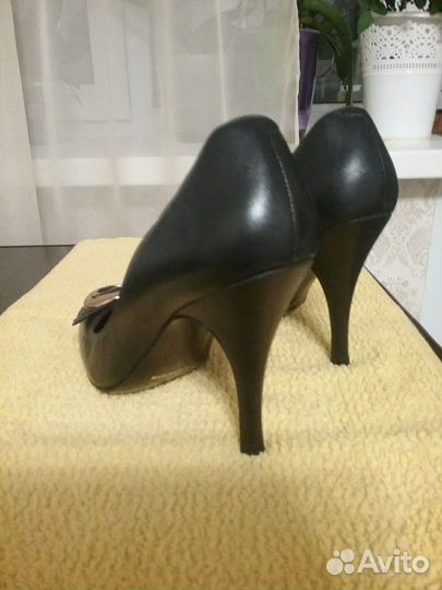 Туфли кожаные