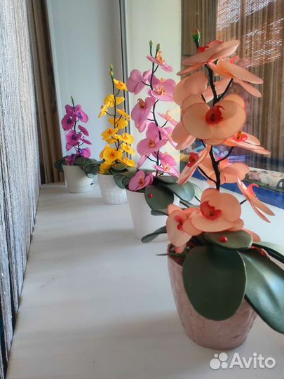Декор для дома. Искусственные цветы.Орхидея