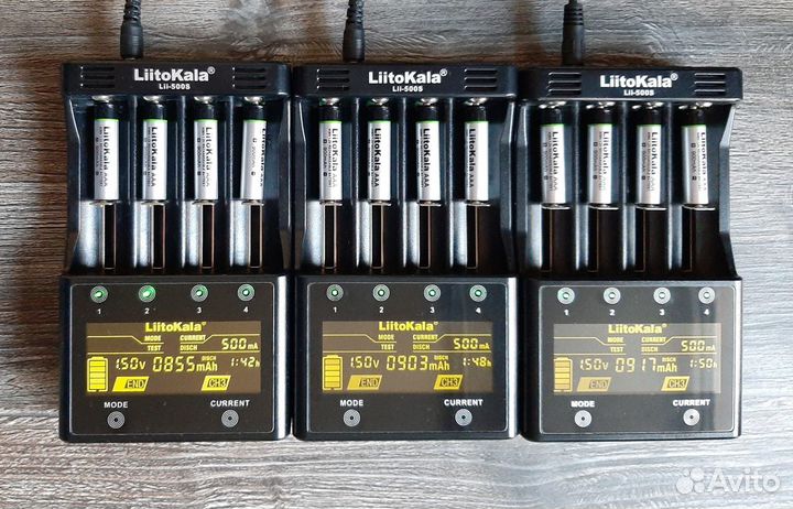 Аккумуляторы Liitokala 1,2v AAA, 900 мАч, новые