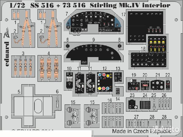 Фототравление Eduard 73516