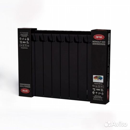 Радиатор биметаллический rifar Monolit 500 х 10 с