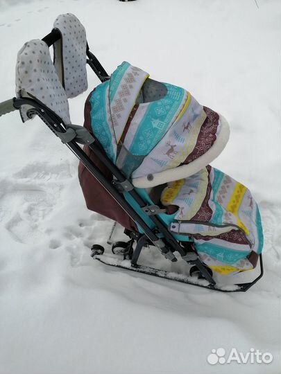 Коляска(санки) комбинированная nika kids