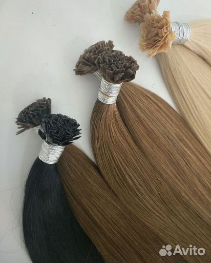 Наращивание биопротеиновых волос (натуральные )