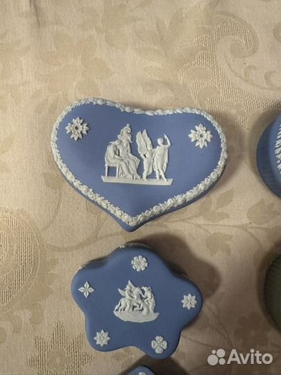 Wedgwood jusper шкатулка в форме цветка