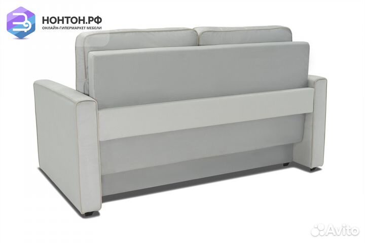 Диван еврокнижка Леон серый