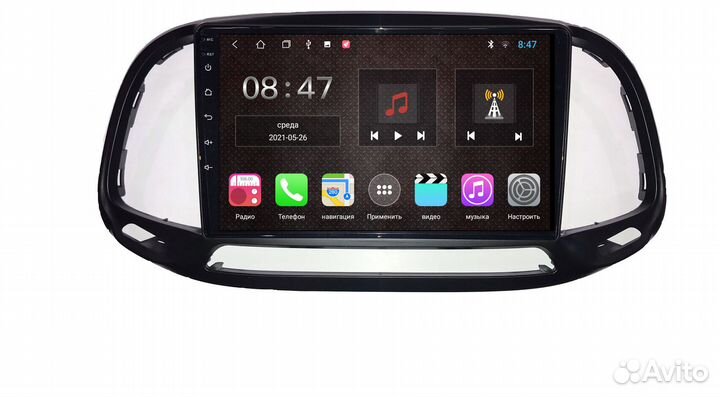 Штатная магнитола для Fiat Doblo на Android