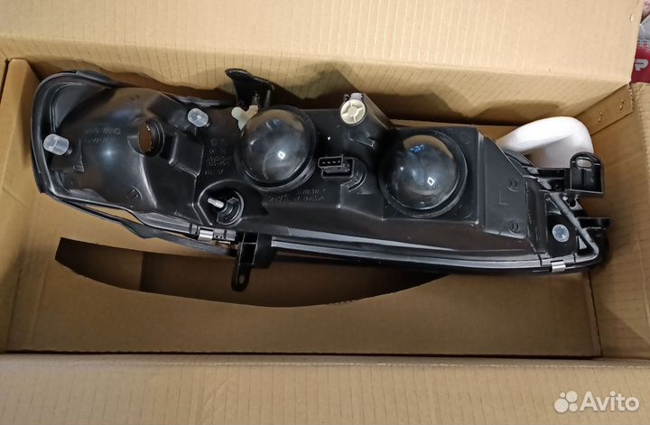 Фары на opel vectra Б черные внутри