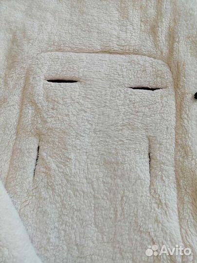 Меховой конверт в коляску