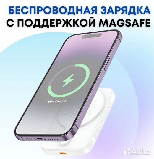 Аккумулятор внешний hoco J117 с Magsafe PD20 5000m
