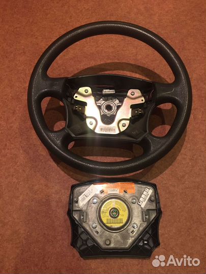 Руль на priora с подушкой