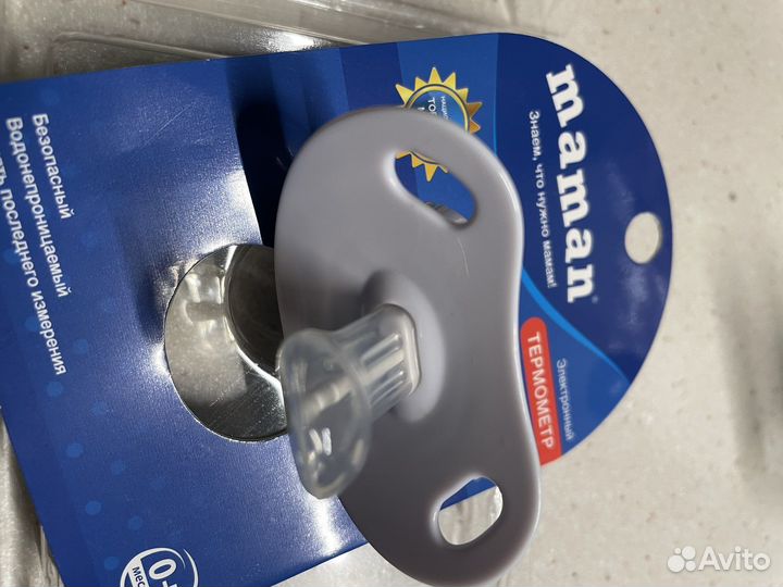 Пустышка термометр maman