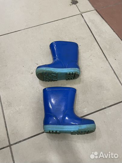 Детские резиновые сапоги 24 размер