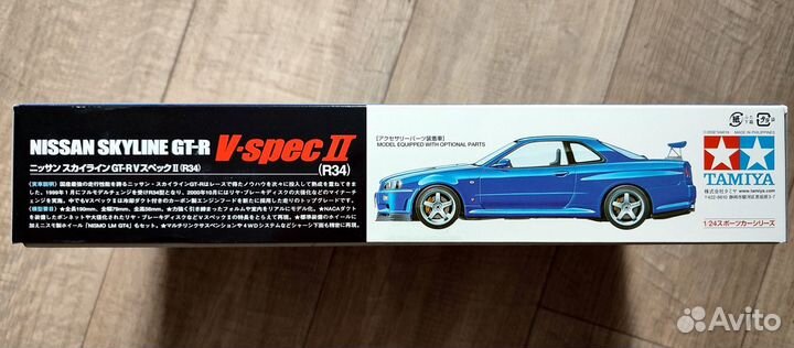 1/24 Nissan Skyline GT-R34 V Spec II (Tamiya)