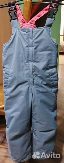 Зимний полукомбинезон для девочки 98