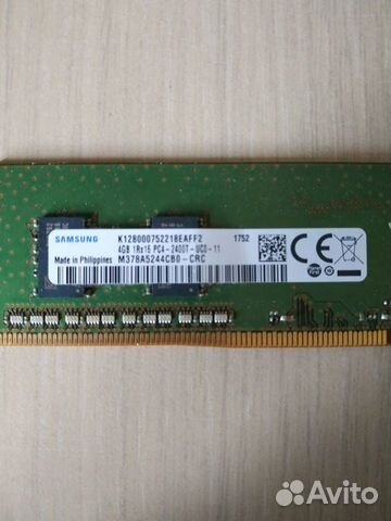 Модуль памяти DDR4 4GB Samsung (M378A5244CB0-CRC)