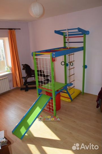 Детский спортивный комплекс-трансформер пристенный