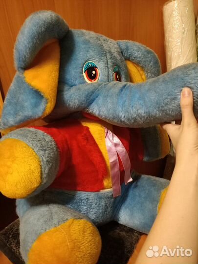 Мягкая игрушка слон 55 см