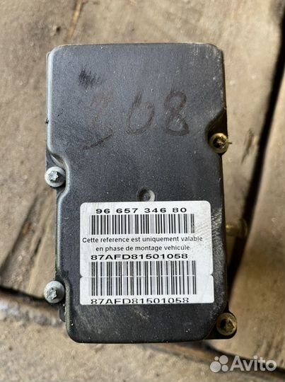 Блок абс пежо 308