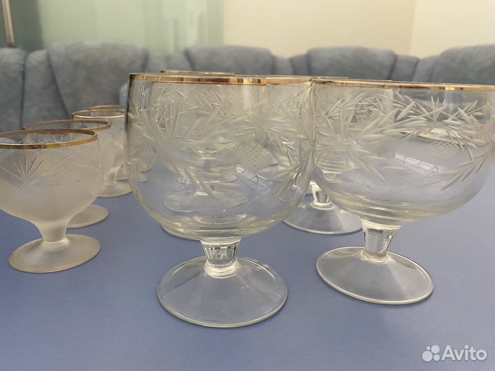 Набор бокалы и рюмки