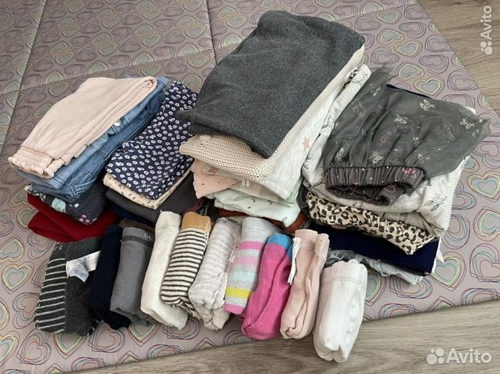 Огромный пакет вещей на девочку 80 86 92