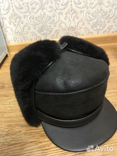 Шапка мужская (дублёнка) 60-61 размер