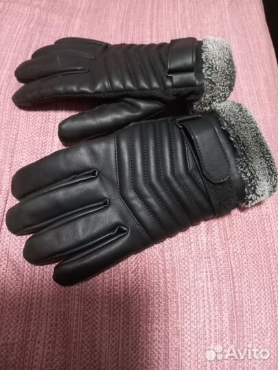 Перчатки зимние мужские бу