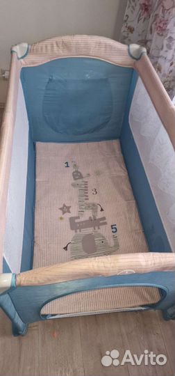 Детская кроватка манеж