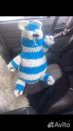 Вязаные подушки