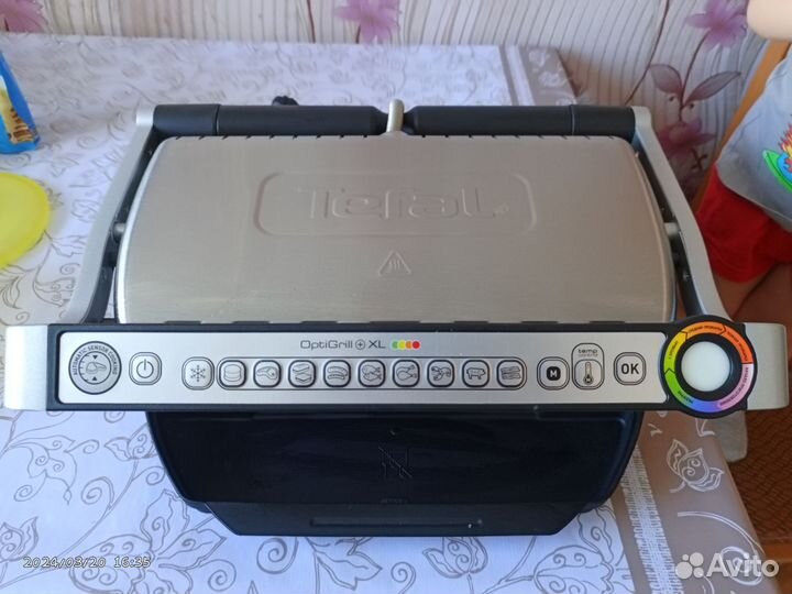 Гриль tefal optigrill+ xl