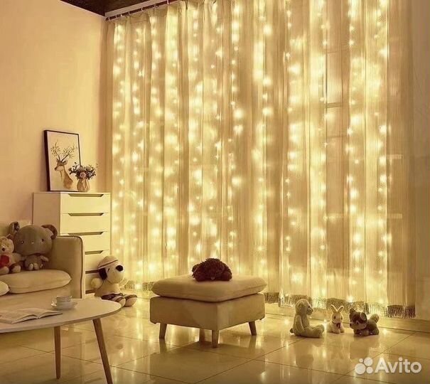 Гирлянда штора