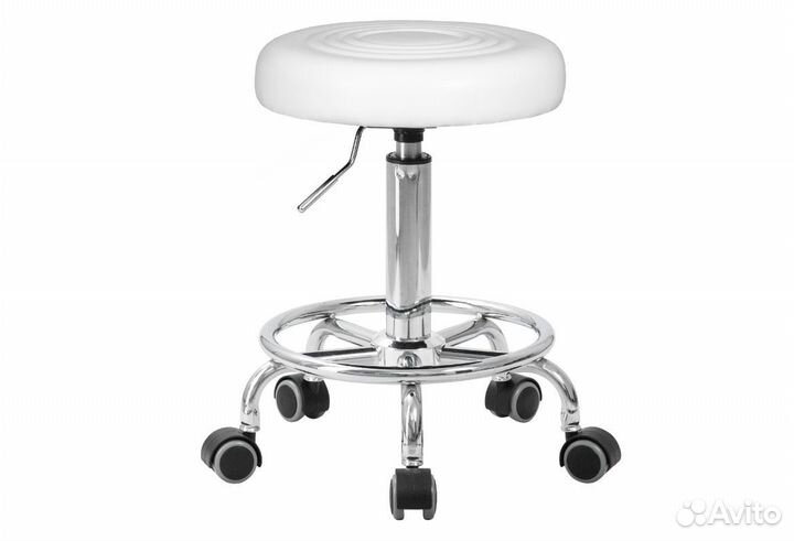 Табурет мастера на колёсах billy белый