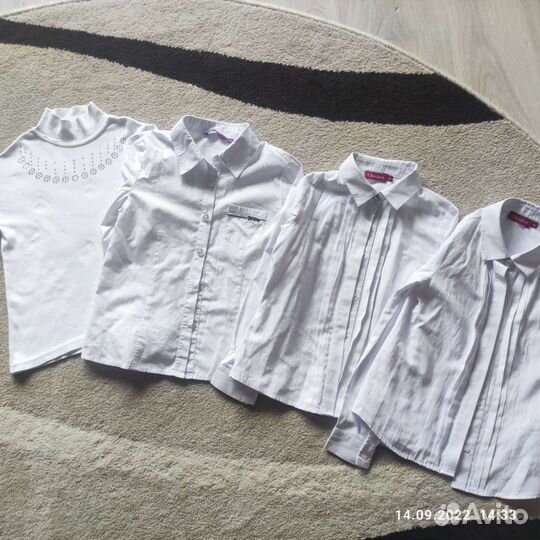 Рубашка школьная 122